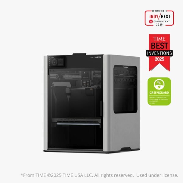 Bambu Lab H2D 3D-printer – officiële productafbeelding Bambu Lab H2D 3D-printer – officiële productafbeelding