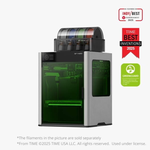 Bambu Lab H2D 3D-printer – officiële productafbeelding Bambu Lab H2D 3D-printer – officiële productafbeelding