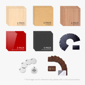 Bambu Lab Laser Material Kit – Starter Pack